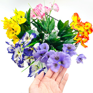Bouquets de fleurs artificielles en soie de 35 cm pour la décoration de la maison, les mariages et les accessoires de photographie - Product Image 2