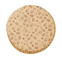Plateaux en carton personnalisables, plateaux de papier de cuisson pour fast-food, bols à dessert en papier carré portable blanc imperméable