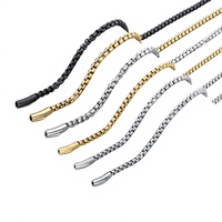 Chaînes de serpent en acier inoxydable Collier pour hommes et femmes Collier à chaîne mince Cadeau de bijoux ras du cou