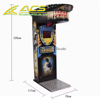Machine de jeu d'arcade de boxe ACS Ultimate Big Punch à monnayeur avec garantie d'un an