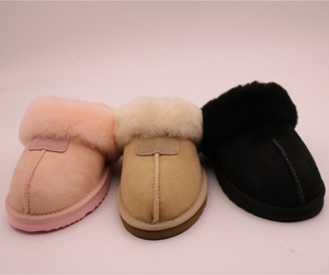 Winter Real <strong>Wool</strong> Cute Indoor Winter Heel <strong>slippers</strong> Woollen Shoes <strong>slippers</strong> Outdoor Women - Product Image 6
