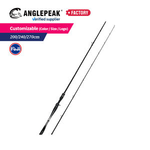 <span class=keywords><strong>Canne</strong></span> à pêche en eau douce 2.03m 2.4m 2.7m en fibre <span class=keywords><strong>de</strong></span> carbone 30T avec anneaux FUJI et poignée en carbone, <span class=keywords><strong>canne</strong></span> spinning/casting M pour la pêche au bar - Product Image 1