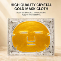 Masque facial en hydrogel au collagène et à l'acide hyaluronique, nano-or, cristal de collagène, bio-collagène, marque privée