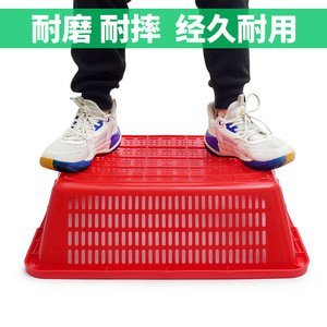 Cesta de Plástico Cuadrada Reforzada para Clasificación, 452x356x134mm, HDPE, con Drenaje, para Almacenamiento y Logística en Almacenes - Product Image 5