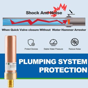 Vannes à sertir PEX en cuivre droit de 1/2 pouces pour application de plomberie d'<span class=keywords><strong>eau</strong></span> <span class=keywords><strong>potable</strong></span> - Product Image 5