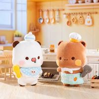 Nouvelle Sortie 100% Officiel 8 Pièces/Ensemble Yier Dudu Série Qu'est-ce que je fais aujourd'hui Boîte Mystère Poupées en Peluche Porte-clés Breloques Adorables pour Sac À partir de 14 ans