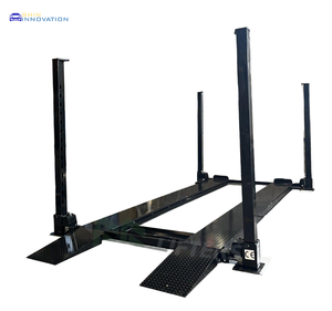 ลิฟท์ยกรถไฮดรอลิก 4 เสา แบบกระบอกสูบคู่ สำหรับจอดรถ อุปกรณ์ลิฟท์จอดรถแบบ 4 เสา - Product Image 1