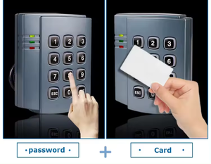 13.56khz <strong>Proximity</strong> RFID Card <strong>Reader</strong> <strong>Wiegand</strong> 26 Black Color IP65 Waterproof Door Access Control Keypad <strong>Reader</strong> - Product Image 3