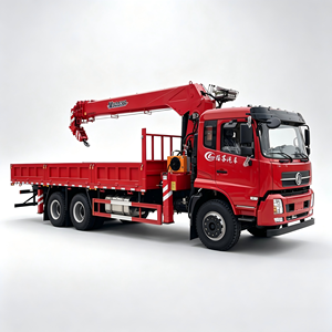 รถบรรทุกติดเครนไฮดรอลิก 14 ตัน 6x4 สำหรับยกวัสดุก่อสร้าง - Product Image 1
