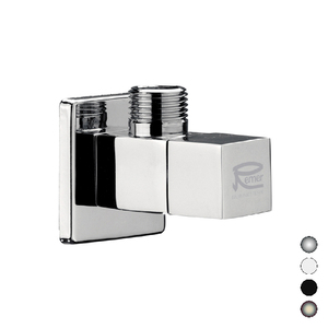 Robinet sous évier Quadro 1/2x1/2 en nickel brossé Opa pour cuisine - Product Image 1