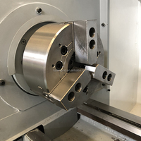 Petit tour CNC horizontal CK6136 de type léger avec structure à banc plat, moyenne capacité, haute précision, automatique
