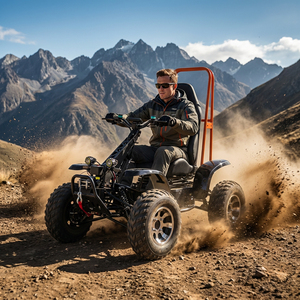 Scooter électrique pliable tout-terrain 60V 50Ah avec batterie au lithium, 4 roues, quadricycle, scooter électrique pour personnes âgées, pour adultes - Product Image 1