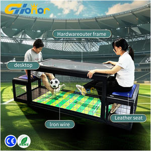 Unterhaltsame Münzspielautomat Lustiges <span class=keywords><strong>Mini</strong></span> Kinder Tischfußball Kickerspiel Sitz-Stuhl-Tischfußballspiel-Käfig-Ausrüstung <span class=keywords><strong>Arcade</strong></span> - Product Image 4