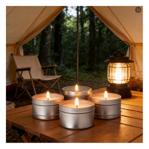 Elegante Empaque para Velas de Bienestar, Recipiente Mate Premium con Tapa Blanca, Colección de Exhibición para Spa y Boutique, Serie de Selección - Product Image 4