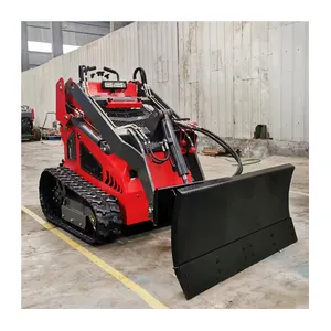 China Mini Skid Steer Loader With Imported Gasoline Engine High Quality Cheap Price Multi-functional Loader For Sale