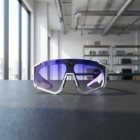 Gafas Inteligentes con IA para Ciclismo M95 de 8MP con Grabación de Fotos/Vídeos, Llamadas, Reproducción de Música, Control Táctil, Batería de 290mAh