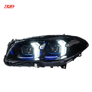 Fari Full LED per BMW Serie 5 F10 F11 F18 2011-2017, Aggiornamento Stile 2025, Luci di Segnalazione DRL, Luci Abbaglianti e Anabbaglianti, Temperatura Colore 6000K - Product Image 4