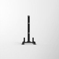 Support de rangement pour haltères en métal YW-S023 anti-rouille, gain de place, sécurisé, portable et stable pour l'entraînement de force commercial