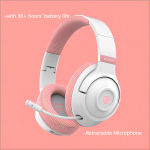 Cuffie Gaming <span class=keywords><strong>SADES</strong></span> Whisper Leggere 239g, Pieghevoli, Portatili, con Microfono Chiaro, Portata 10m, Batteria 32H, Over-Ear - Product Image 3
