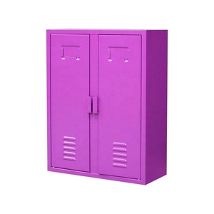 <strong>Mini</strong> Lovely Steel Kids Locker Closet Doll <strong>Wardrobe</strong> for Toy Storage - Product Image 5