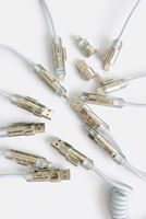 Câbles de charge rapide de haute qualité pour iPhone avec revêtement en cuir PU