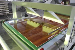 Feuille de marbre PVC à grande vitesse de 1300mm trois rouleaux machine de revêtement UV d'impression d'huile à haute brillance - Product Image 6