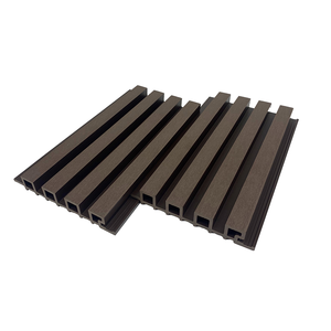 Outdoor &amp; <strong>Interior</strong> Waterproof WPC PVC Wall Panel with 3D Wood Grain Fluted Surface Fireproof Cladding for Hotel Use - Product Image 4