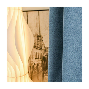 Rideau de Fenêtre en Lin Polyester de 110 Pouces, Tissu Textile Résistant à l'Eau, Rouleau de Conception Tissé Uni, Vente en Gros, 280cm de Largeur - Product Image 2