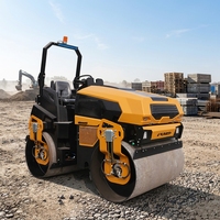 Compacteur routier vibrant diesel hydraulique à double roue en acier de 4 tonnes pour machines de construction – Mini-compacteur d'asphalte – Prix