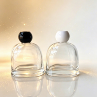 Diffuseur d'arômes haut de gamme sans flamme pour bureau à domicile, en verre sodocalcique sérigraphié, avec bâtonnets en rotin et recharge d'huiles essentielles parfumées