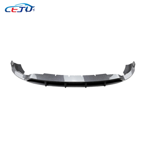 Nero lucido ABS carbonio Look B stile auto paraurti anteriore Spoiler mentoniera per <span class=keywords><strong>Mercedes</strong></span> Benz <span class=keywords><strong>GLC</strong></span> 300 X254 C254 2023-2025 - Product Image 3