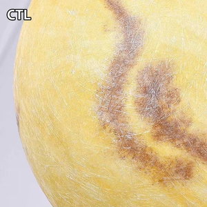 Luminaire suspendu en forme de lune 3D fait à la main, vente en gros, design de boule ronde de grande taille, lustre moderne Terre Mars pour personnalisation - Product Image 3