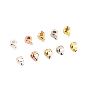 Hebilla de Posicionamiento para Joyería, Cierre de Alambre de Acero Redondo de 3.2mm, Componente para Fabricación de Joyería DIY, Acabado en Oro, Plata y Oro Rosa - Product Image 5