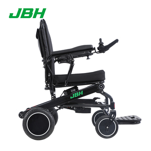 Anziani disabili sedia a rotelle elettrica Anhui terapia di riabilitazione fornisce JBH leggero portatile pieghevole metallo nero Ce 20km - Product Image 4