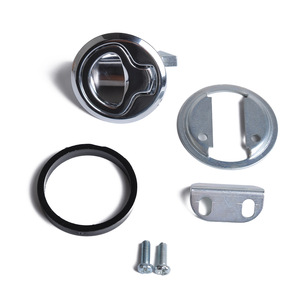 Zinc Alloy Door Lock Replacement Kit For <b>Car</b> <b>Trailer</b> Toolbox Inner Mounting Flat Lock With Screws And Gasket - Product Image 1