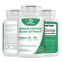 Extrait de café vert en poudre, extrait d'herbes, acide chlorogénique 50%, brûle les graisses, stimule le métabolisme, fourni par l'usine