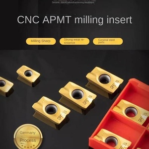 Insertos de fresado CNC de carburo de tungsteno RPMW1003 RPMT1204 APMT1135/APMT1604PDER Du L <span class=keywords><strong>Karp</strong></span> Tipo Ranura con Recubrimiento Amarillo Resistente al Desgaste - Product Image 4