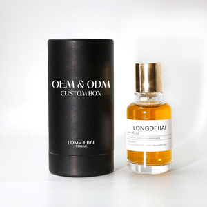 Factory Wholesale OEM Clear Glass Perfume <b>Bottles</b> 30ml 50ml Cylinder Eco-friendly Recyclable with Screen Printing Box Packaging - Product Image 4