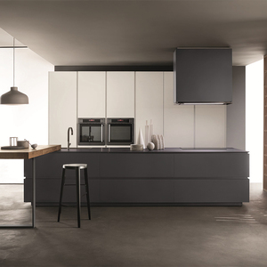 Muebles de cocina etíopes Armarios de cocina de madera de diseño moderno <span class=keywords><strong>simple</strong></span> para espacios pequeños - Product Image 3