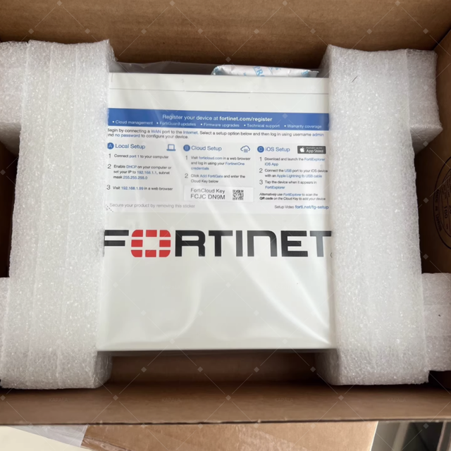 Fortinet Original New FortiGate-60F Firewall 10 for GE RJ45 Ports 10Gbps Switch Capacity with POE Function
