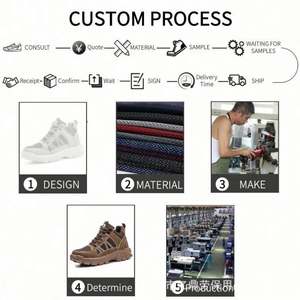 รองเท้าบูทนิรภัยสำหรับงานเชื่อมโลหะ ป้องกันการลื่นไถล ป้องกันการเจาะทะลุ พื้นยาง หนังไมโครไฟเบอร์ หัวเหล็ก เหมาะสำหรับฤดูหนาวและฤดูร้อน - Product Image 4
