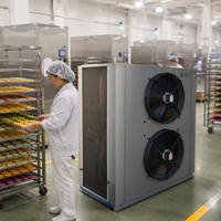 Industriële fruitdroogruimte warmtepomp dehydrator machine voor Afrika