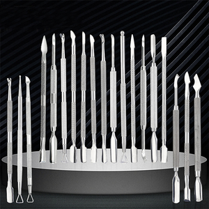 WELLFLYER-Poussoir à Ongles Multifonctionnel en Acier Inoxydable CUPU-054, Double Face - Product Image 3
