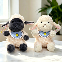 Boneka Plush Nai Rong Mie 8 Inci, Mainan Hewan Kartun Lembut untuk Dekorasi Rumah dan Toko Hadiah