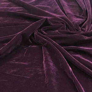 Sophisticated Velvet Plain Fabric Collection Perfect for Elegant Apparel, Home Furnishings, and Premium Craft Projects - Product Image 1