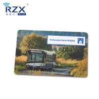 Transport-Bus-Metro-Karte UID Gedruckt 13,56 MHz MIFARE Plus X 2K 7Byte Smart Chip RFID-Karte