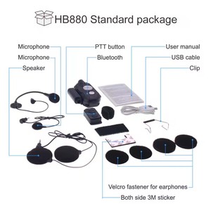 Anysecu Direct Factory Hb880 <b>Microphone</b> 300 Hours Long Standby Radio Walk Safety Driving Ptt for Road Riding Ip66 Waterproof - Product Image 6
