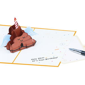 Meilleures ventes, carte pop-up 3D, design personnalisé fait main, carte de vœux <span class=keywords><strong>joyeux</strong></span> <span class=keywords><strong>anniversaire</strong></span>, papier artistique découpé au laser - Product Image 5
