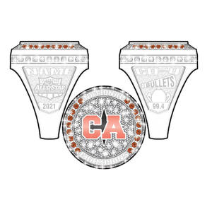 2025 personnalisé Football Basketball Sports Usssa Baseball Championship Ring - Product Image 1