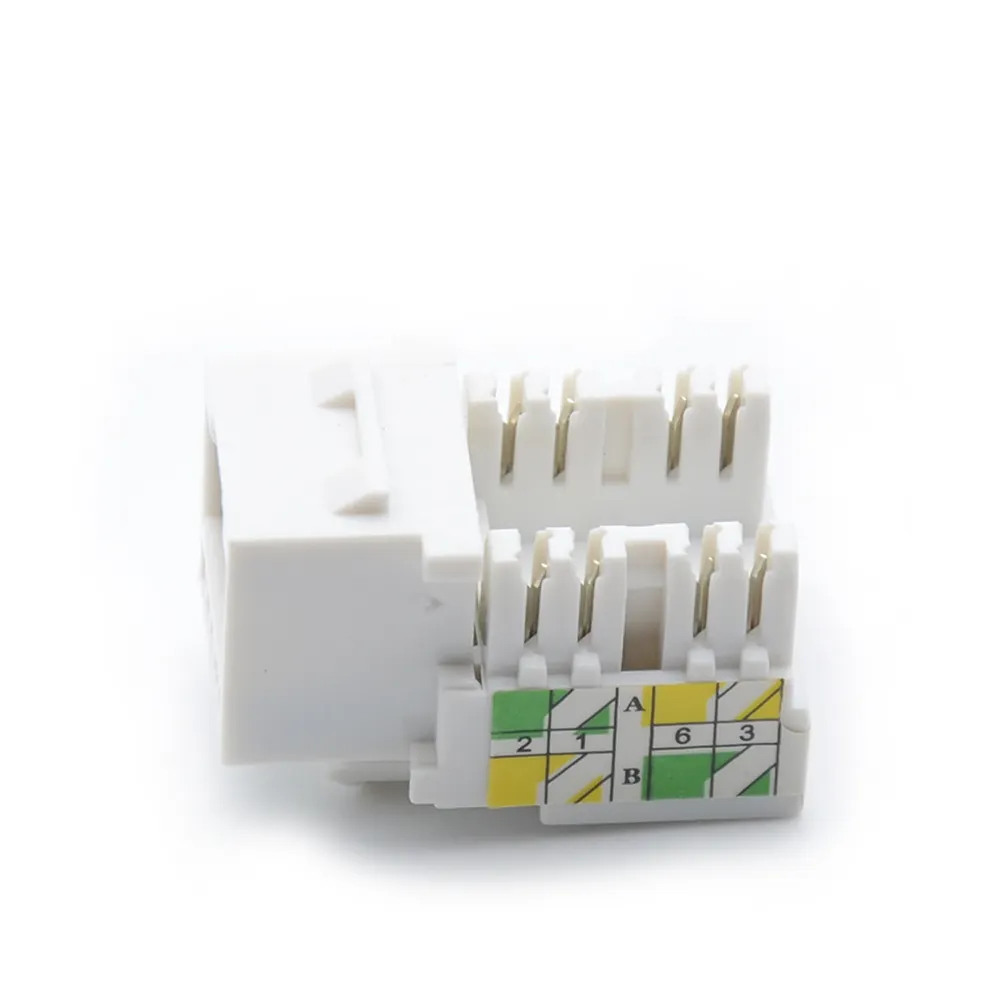 مقبس keystone مع غطاء شفاف RJ45 cat5e cat6